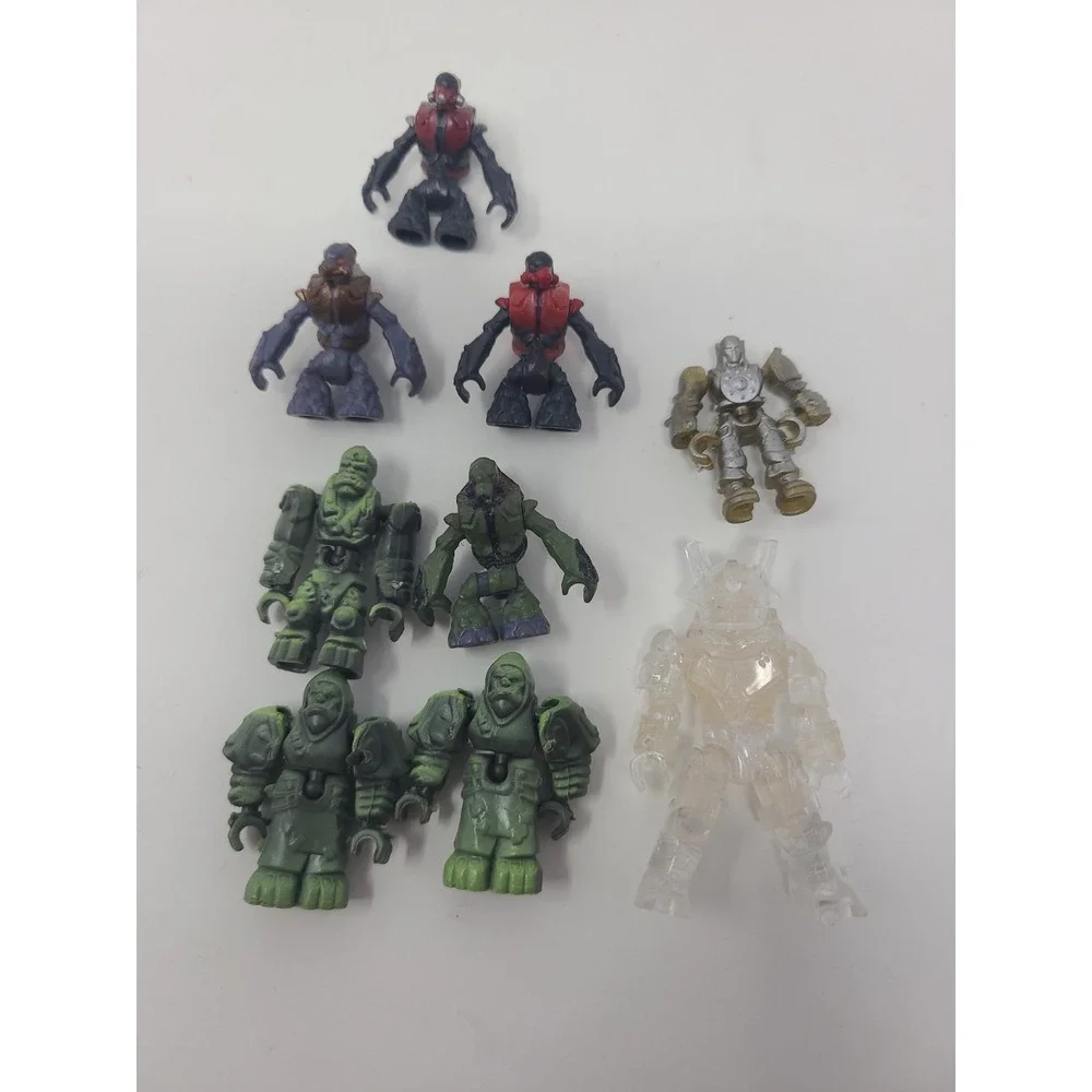 Custom D&D Miniatures Lot - Vintage Mega Bloks Monster Beasts & Glyos Robot